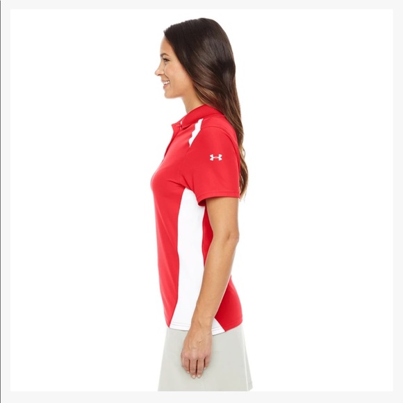 NWT Women’s Under Armour Color Block Polo Shirt - Picture 2 of 11